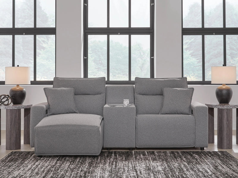 Modmax II Power Reclining Sectional with Chaise and Console