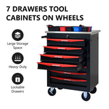Drawer Multifunctional Tool Cart With Wheels For Garage