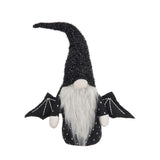 Gnome With Wings Decor, For Halloween Decor - Black White