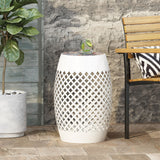 Roswell - Outdoor Side Table With Mosaic Tile Top