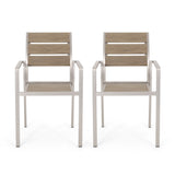 Dreamlan - Outdoor Aluminum Dining Chair (Set of 2)