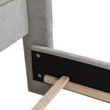 Carmen - Upholstered Wingback Panel Bed Frame