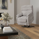 Lucie - Fabric Power Lift Chair - Gray