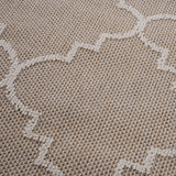 Guros - 4' X 6' Trellis Indoor / Outdoor Area Rug - Ivory