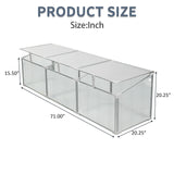 Polycarbonate Greenhouse For Outdoors In Winter - Silver