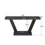 Vintage Distressed Wood Entryway Bench With 2 Tier Storage Cabinet