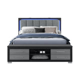 Messa - Bed With Storage Features And LED Lighting