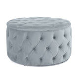 Modern Glam Ottoman Velvet
