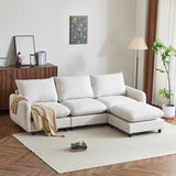 Oversize Modular Free Combination Sectional Sofa Couch With Ottoman For Living Room