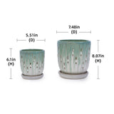 Flowerpot With Drainage Hole (Set of 2)