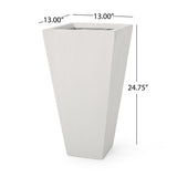 Outdoor Modern Cast Stone Planter