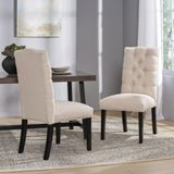 Harding - Tufted Dining Chair (Set of 2) - Natural