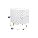 Gaines - High Gloss Nightstand