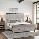 Alexandria - Storage Wood Bed