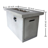 Propane / Gas Outdoor Fire Pit Table Durable Construction