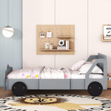 Car Shaped Platform Bed With Wheels