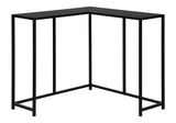 Corner Accent Console Table For Entryway, Contemporary & Modern - Black