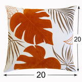 Autumn Vibes Leaf Accent Pillow