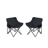 Portable Folding Camping Chairs With Carry Bag (Set of 2)